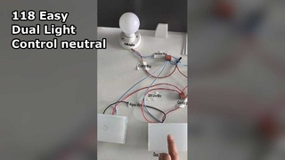 Luxury Glass Dual Touch Switch Easy Install