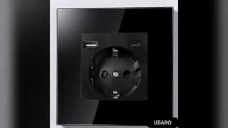 UBARO Switch Socket Elegant Tempered Glass