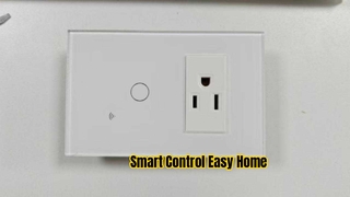 UBARO 118US 1-Gang interrupteur intelligent et prise blanc