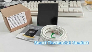 Thermostat intelligent WiFi K1MH-16A-Chauffage électrique-Noir