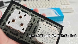Smart Wall Switch & EU Socket | Touch Control for Home