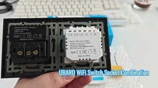 Combinaison de prises de commutateur WiFi UBARO